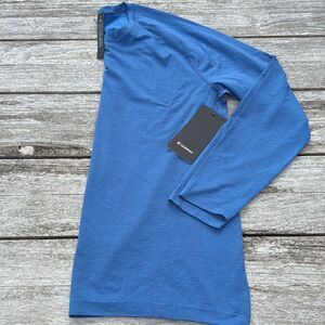 Lululemon Metal Vent Tech Long-Sleeve Shirt Pipe Pitch Blue size XL‎ NWT